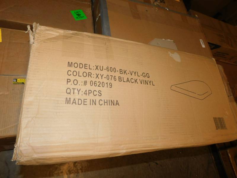 lot 1726 image: Lot of Black Seat Cushions