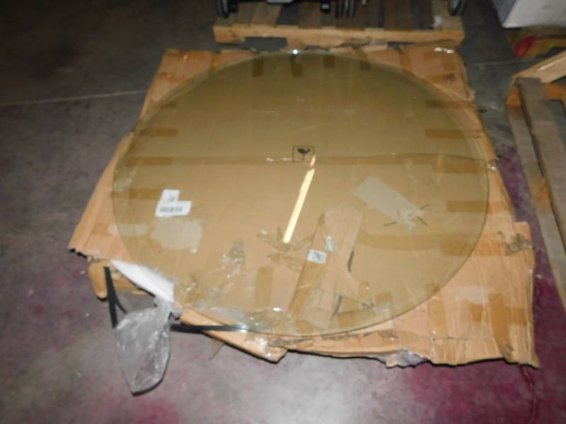 lot 1767 image: 48 Round Glass Table Top Appears In Good Shape