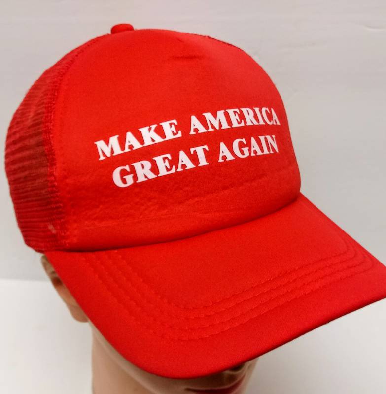 lot 5738 image: Red MAGA Hat  NEW Make America Great Again