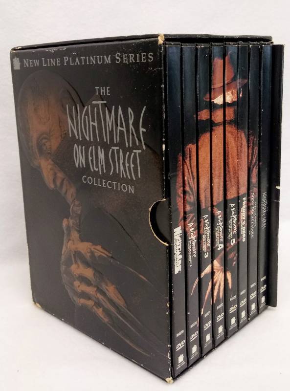 lot 5758 image: The Nightmare on Elm Street Collection (DVD, 1999, 8-Disc Set)