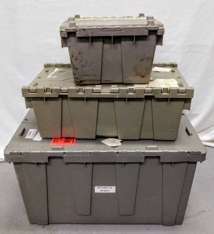lot 5776 image: 3 Totes  Small, Medium, & Large