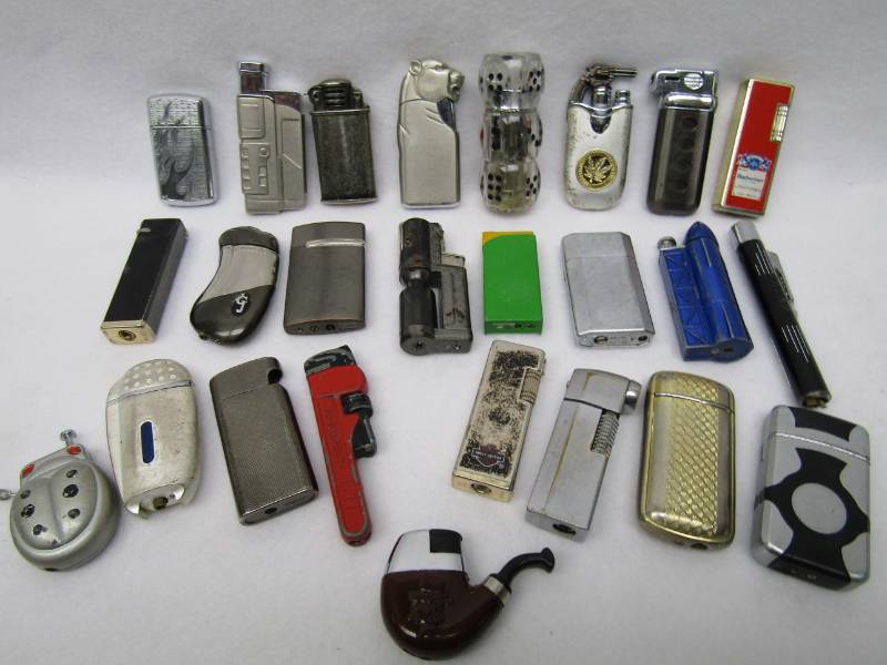 lot 5565 image: Torch Style Lighter Lot-  LOTS of Variety