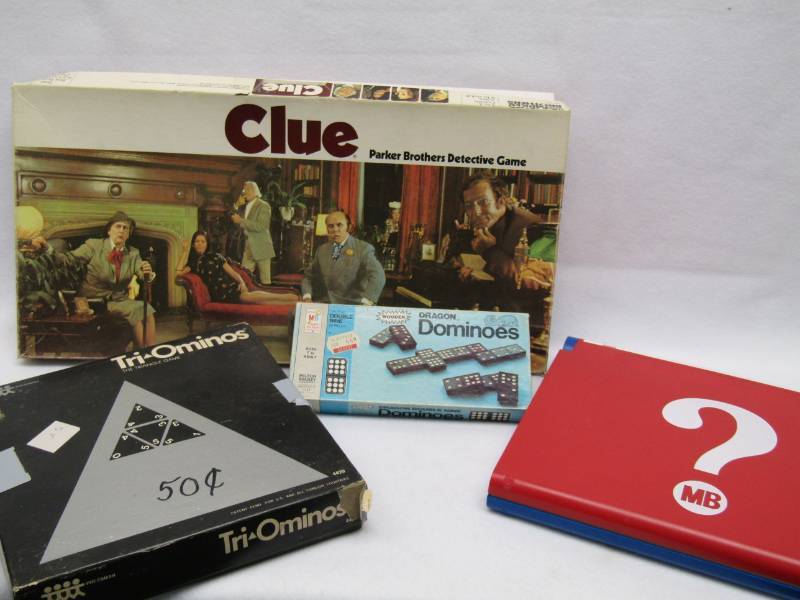 lot 5595 image: Board Game Lot- Including 1972 Clue