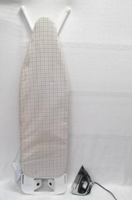 lot 5600 image: Iron and Ironing Board Set-  Dont Be Wrinkly