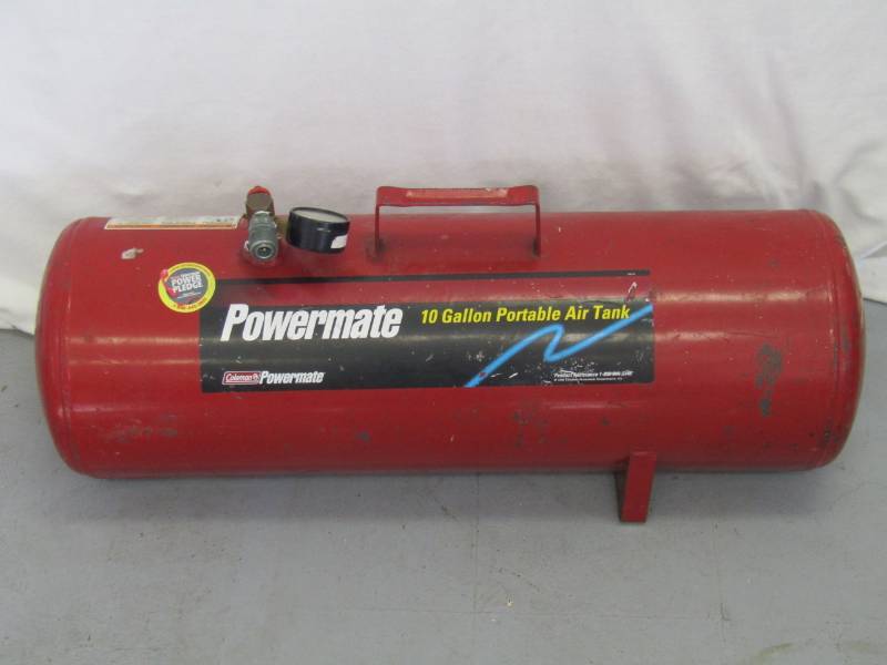 lot 5614 image: 10 Gallon Portable Air Tank- Bubble