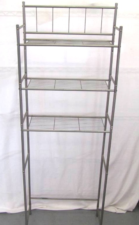 lot 5777 image: 3-Shelf Bathroom Over the Toilet Space Saver