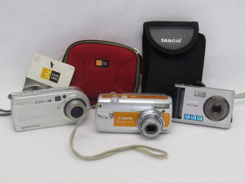 lot 5650 image: Digital Camera Lot- Sony Canon and Others