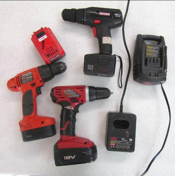 lot 5659 image: Cordless Power Tool Lot- Untested