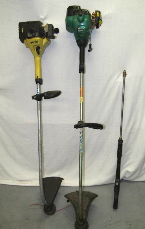lot 3484 image: 2 Weedeaters- Untested String Trimmers
