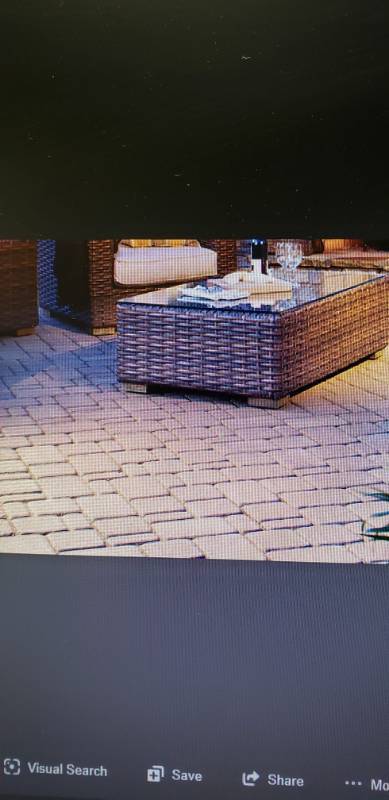 lot 2261 image: Belgard cobble rectangle Burnt Amber