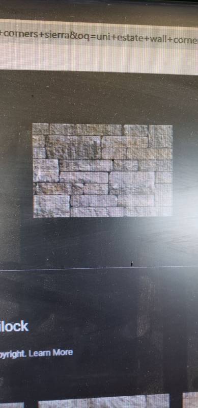 lot 2585 image: unilock estate wall corners 3in Sierra