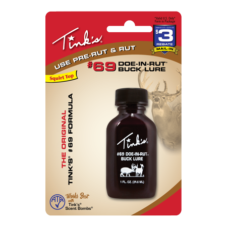 lot 61 image: 1 case of Tinks #69 Doe-in-Rut Buck Lure, 1 oz