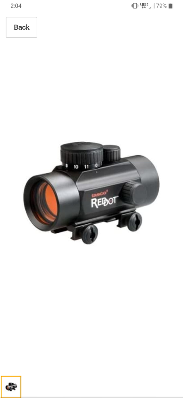 lot 62 image: Tasco Red Dot