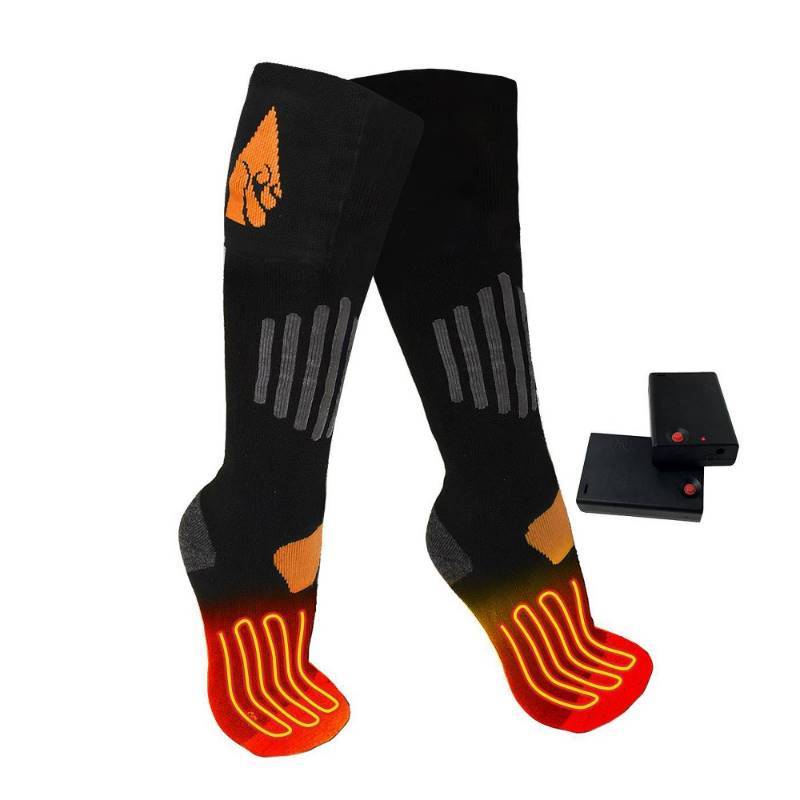 lot 85 image: ActionHeat Wool AA Battery Heated Socks - SM, Black