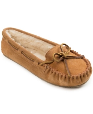 lot 89 image: Minnetonka Womens Cally Slippers - Cinnamon