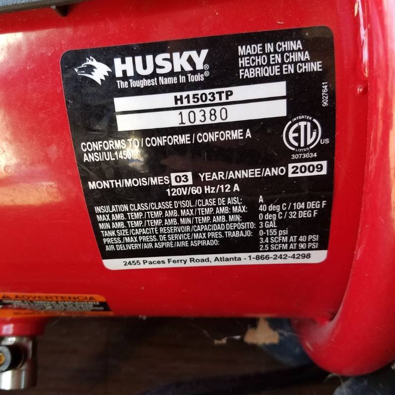 Husky deals h1503tp price