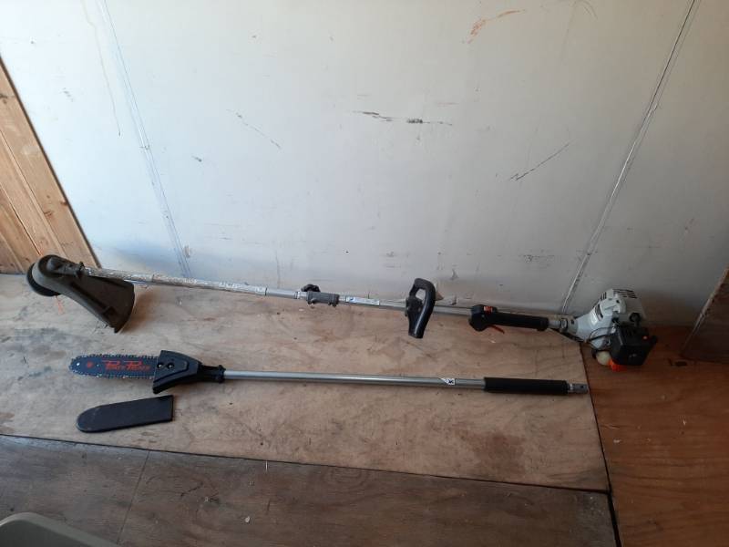lot 1309 image: Echo PAS-2400 string trimmer with pruner attachment
