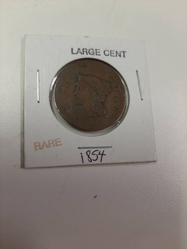 lot 1339 image: 1854 Large Cent
