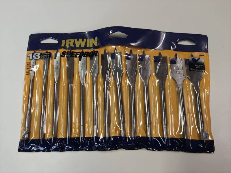 lot 1353 image: 13PC WOOD BORING BIT SET