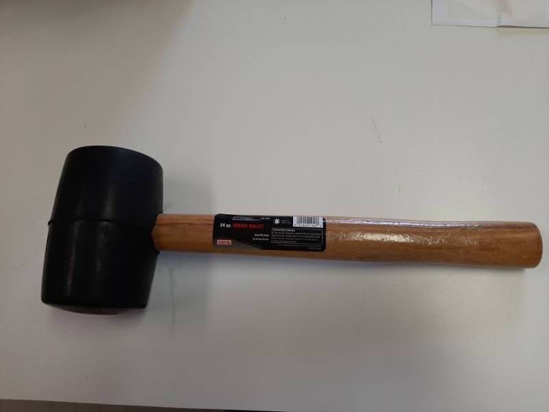 lot 1367 image: 24-oz Rubber Mallet