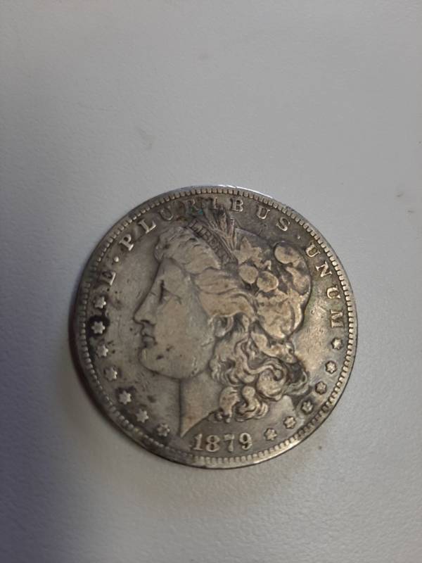 lot 1377 image: 1879-O Morgan silver dollar