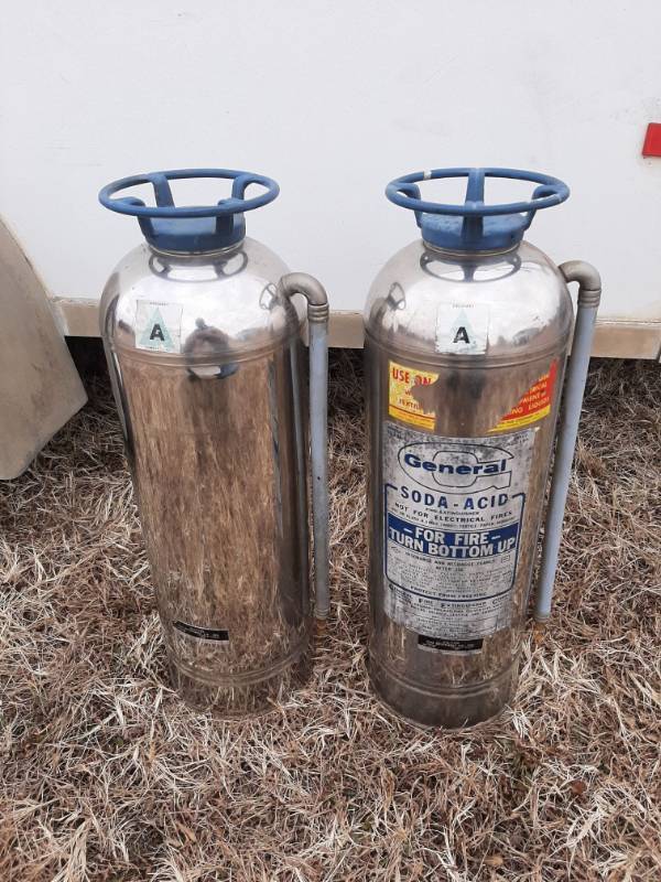 lot 1396 image: 2 soda acid fire extinguishers
