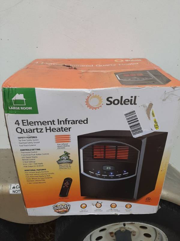 lot 1402 image: Soleil Infrared Quartz Heater
