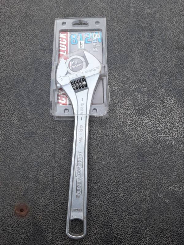 lot 1405 image: Channel Lock 12 In. Adjustable Wrench
