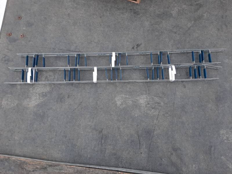 lot 1407 image: (2) 6 Garden Tools Storage Rack Holder Wall Mounted Garage Yard Tool Hanger Organizer