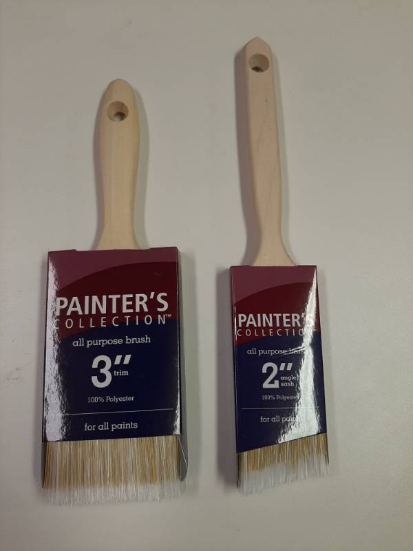 lot 1428 image: (2) Painters Collection All Purpose Brush 100% Polyester - 2 and 3