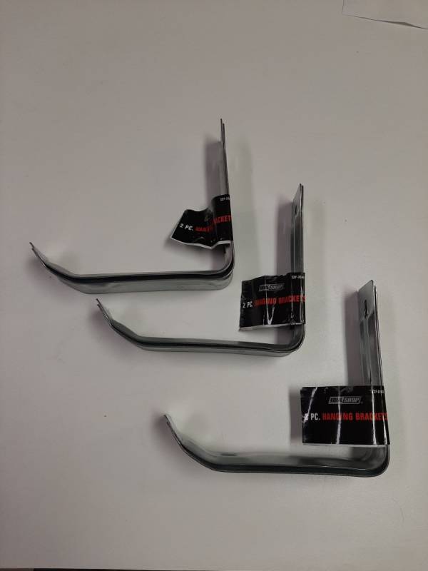 lot 1445 image: (3) 2 Pack - Hanging Brackets