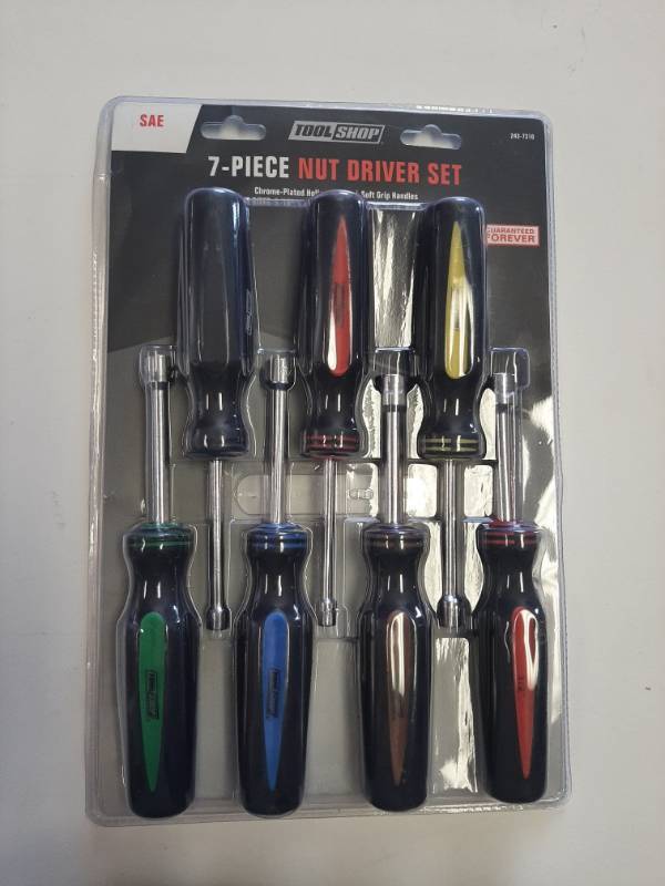 lot 1450 image: 7 piece nut driver set - SAE