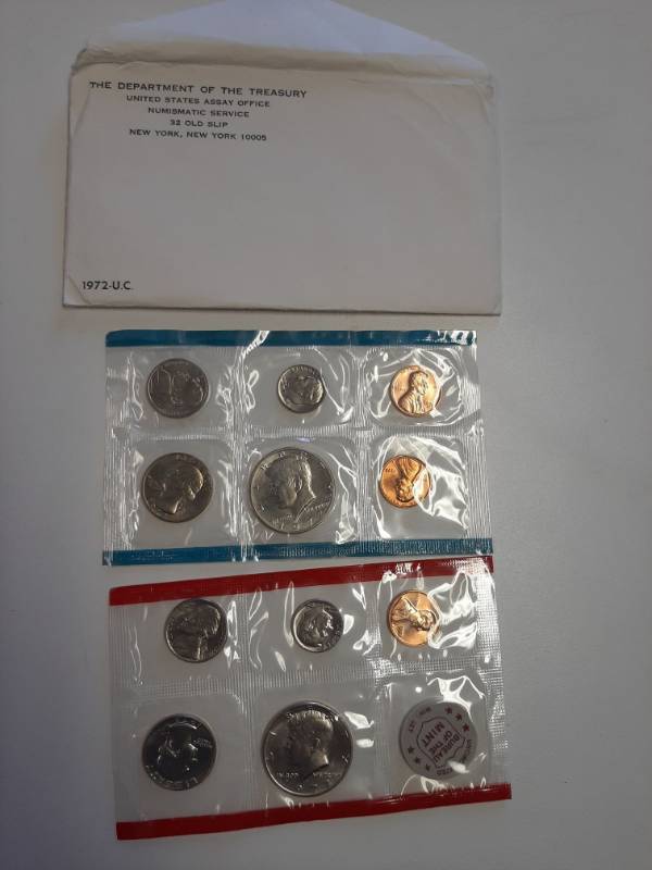 lot 1513 image: 1972 Uncirculated Mint Set