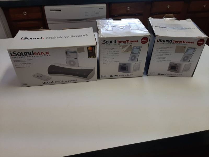 lot 1538 image: 3 isound speaker systems