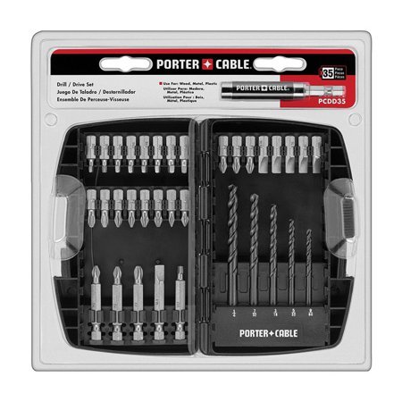 lot 3849 image: Porter Cable PCDD35 35-Piece Drilling And Driving Bit Set