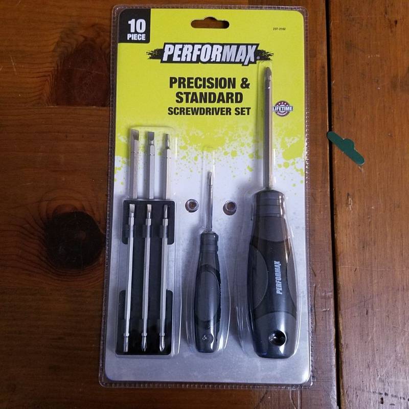 lot 3850 image: Performax Precision & Standard Screwdriver Set 10 Piece Factory Sealed