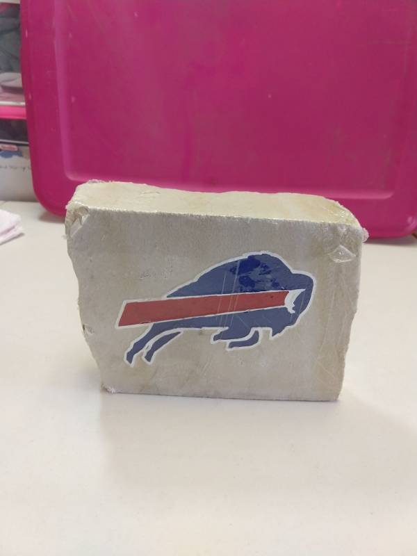 lot 2531 image: Buffalo Bills small limestone