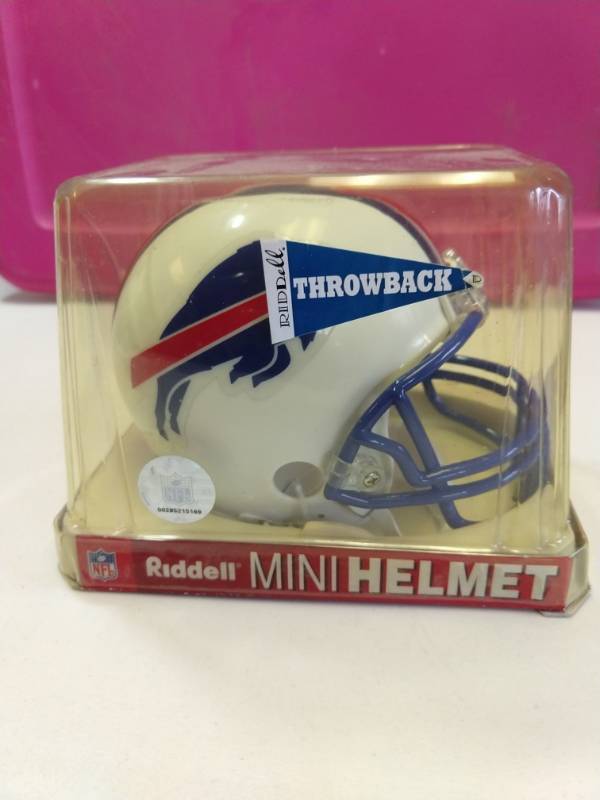 lot 2548 image: Buffalo Bills throwback mini helmet