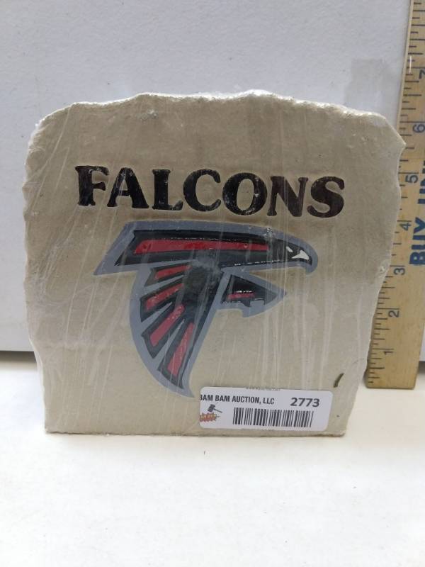 lot 2773 image: Atlanta falcons team logo limestone