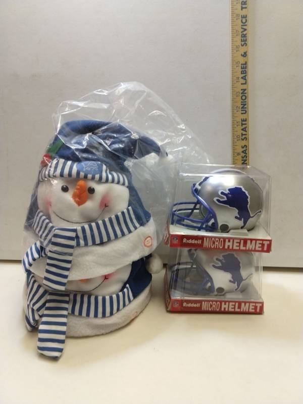 lot 2775 image: Detroit Lions 4-Piece gift set