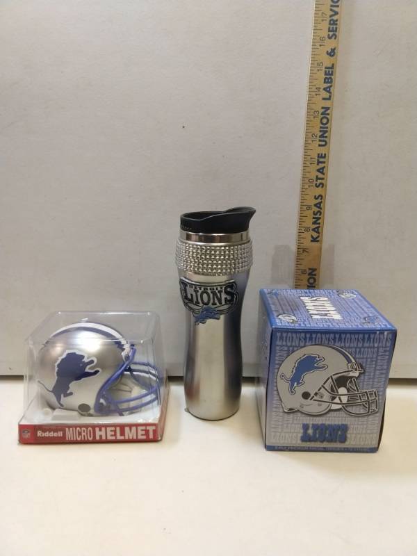 lot 2779 image: Detroit Lions 3-piece gift set