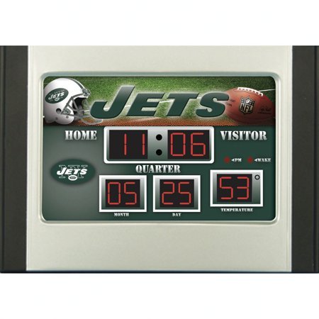 lot 2784 image: New York Jets Football Scoreboard Desk Clocks