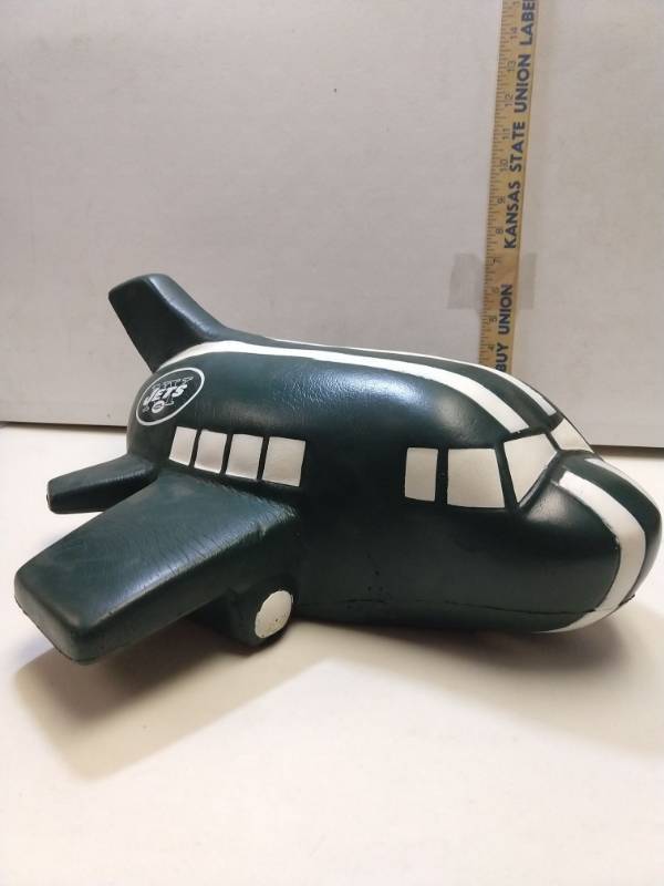 lot 2821 image: New York Jets team foam head