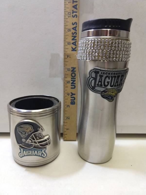 lot 2840 image: Jacksonville jaguars 2-piece gift set