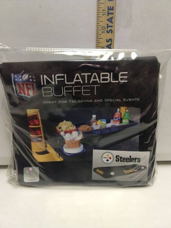 lot 2871 image: Pittsburgh Steelers Inflatable Buffet (new)