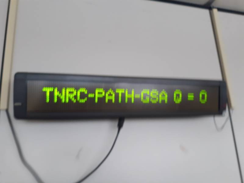 lot 8846 image: Nortel Moving Electronic Sign Wall Mount