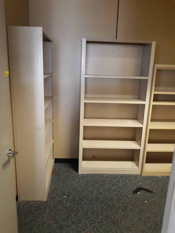 lot 8887 image: Lot of Book Cases and Chairs