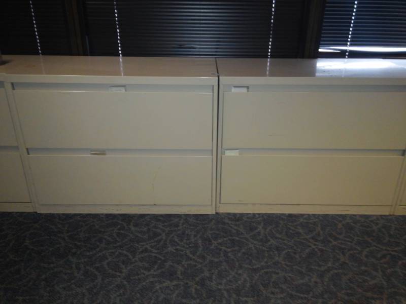 lot 8732 image: Four Drawer Lateral Cabinet