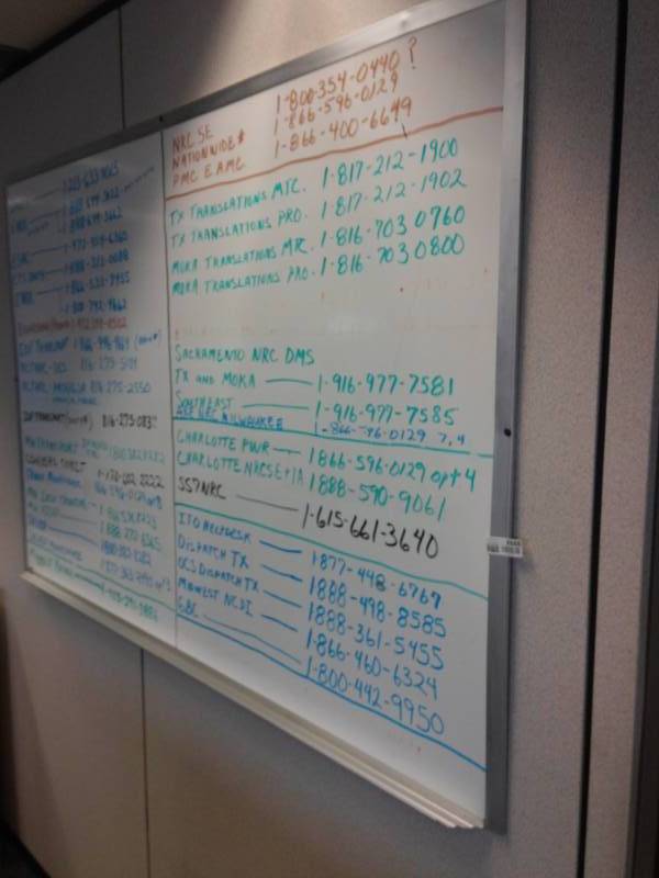 lot 8888 image: Wall Mount Dry Erase Board