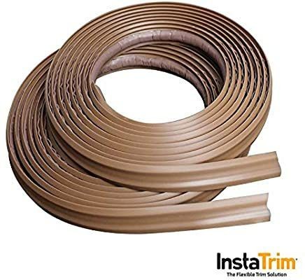 lot 16160 image: InstaTrim, Flexible, Self-Adhesive Caulk and Trim Solution - Cover Gaps Around Walls, Ceilings, Baseboards, Floors, Countertop, Backsplash, Toilest, and More